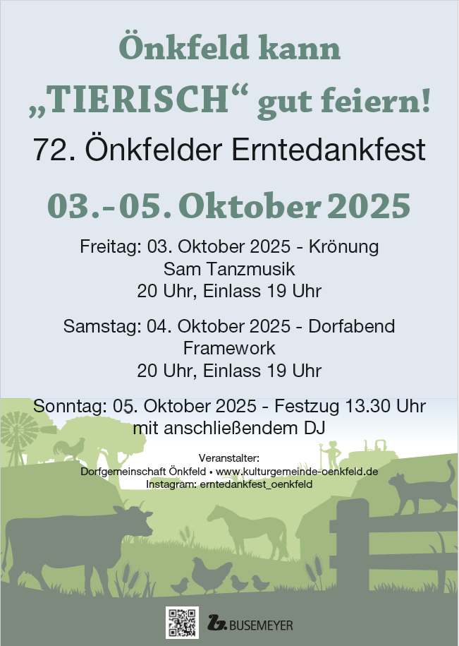 Erntedankfest 2025